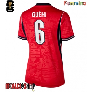 Inghilterra Marc Guehi #6 Seconda Maglia Femmina Mondiali 2026 Manica Corta